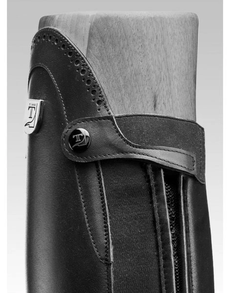 Oficerki Tucci MARYLIN z perforowanymi dodatkami - bordowe