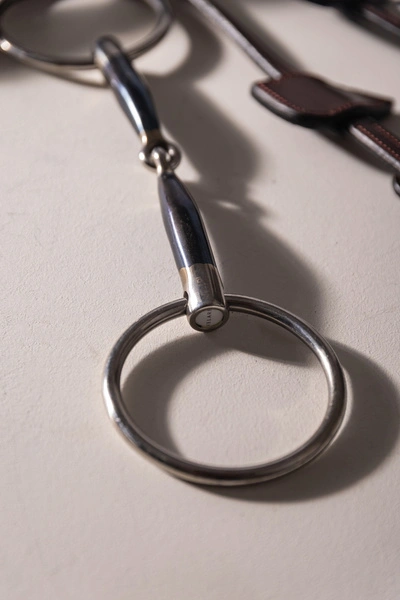 Velari wędzidło Snaffle Loose Ring Single Jointed Sweet Iron 14 mm