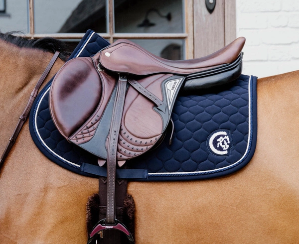 Kentucky czaprak Onion Quilt 3D Logo - granatowy