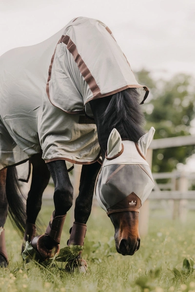 Kentucky maska na owady Classic - z uszami beżowa