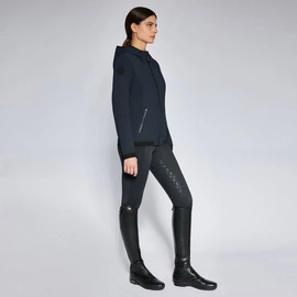 Softshell Jersey Hooded Softshell Jacket Cavalleria Toscana - granatowy