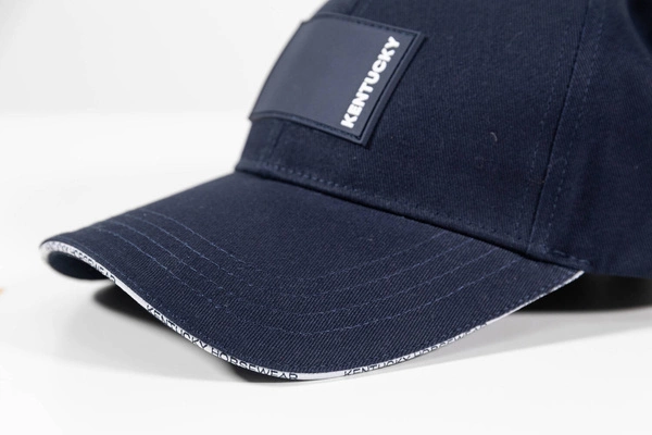 Kentucky czapka Rubber Logo - granatowa