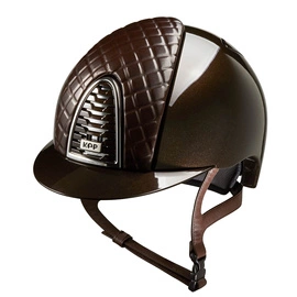 Kask KEP Cromo 2.0 Polish Milano New Leather Collection - brązowy