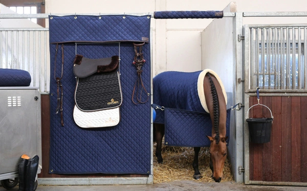 Kentucky kurtyna na boks - granatowa