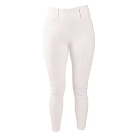 Damskie legginsy Kentucky Classic z kolanowym lejem - białe