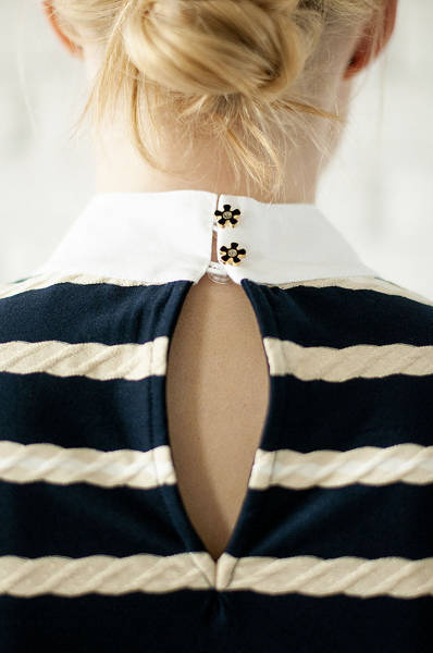 Koszula konkursowa Fleur de Lys Equestrian Cassi - granat / beż