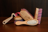 Szczotka owalna do sierści Sammy Kids Pony Kentucky Grooming Deluxe - różowa