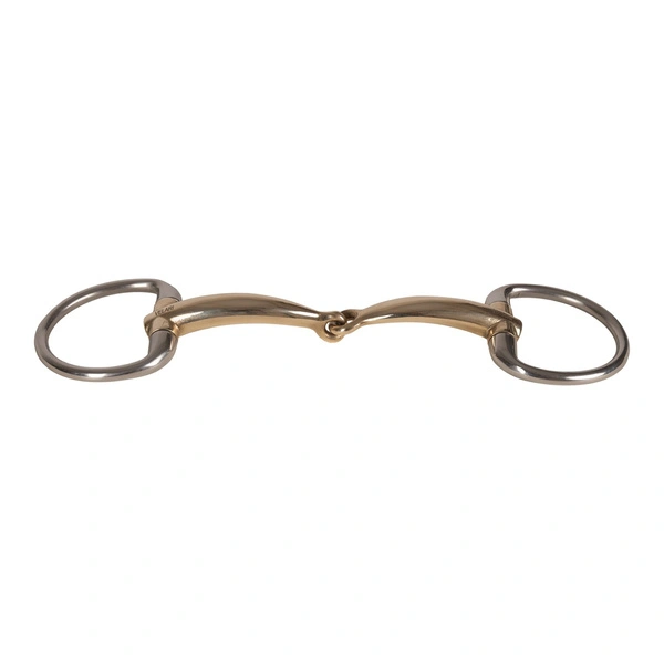Velari wędzidło Eggbutt Single Jointed Sweet Copper 14 mm