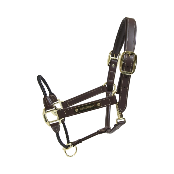 Kentucky skórzany kantar Rope - brązowy