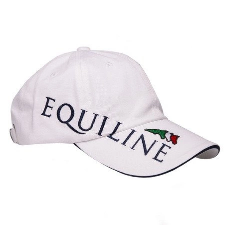 Czapeczka Equiline Logo cup - biała
