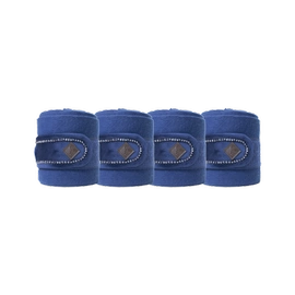 Kentucky bandaże polarowe Velvet Pearls - granatowe