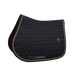 Kentucky czaprak Classic Custom - granatowy z brązowo-beżowym sznureczkiem