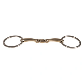 Velari wędzidło Snaffle Loose Ring Double Jointed Sweet Copper 14 mm