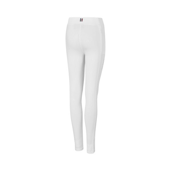 Dziecięce legginsy Junior KLKemmie Full-Grip z pełnym lejem - białe