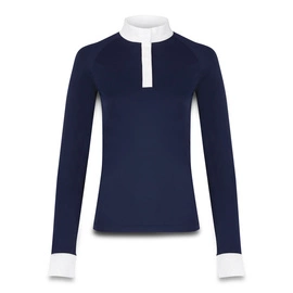 Damska koszula konkursowa z długim rękawem Kentucky Classic - granatowa