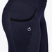 Legginsy Bonded Jersey Mesh Full Grip Cavalleria Toscana - granatowe