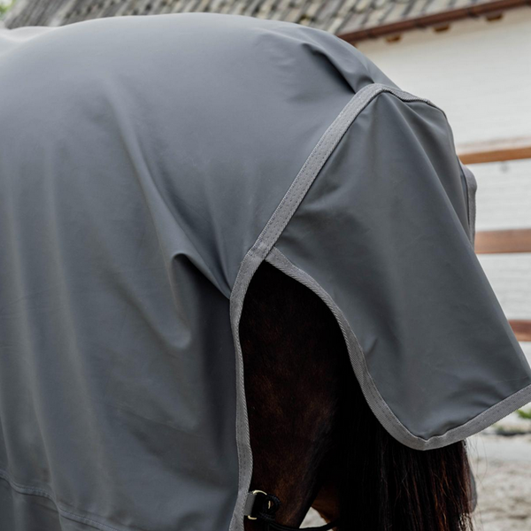 Kentucky derka przeciwdeszczowa do jazdy RainCoat Hurricane - szara