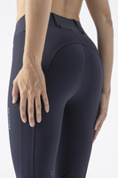 Legginsy z wysokim stanem i lejem kolanowym Equiline Carbek - granatowe