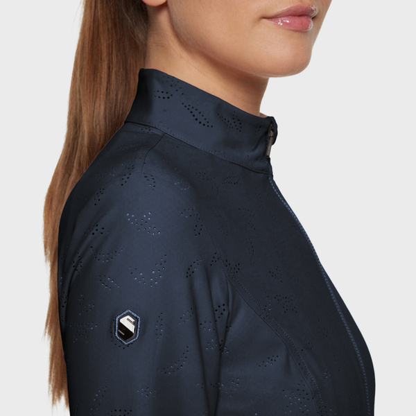 Perforowana letnia bluza Samshield Hannah - granatowa