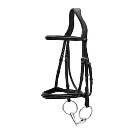 Ogłowie Dy'on New English Plaited bez skośnika - czarne