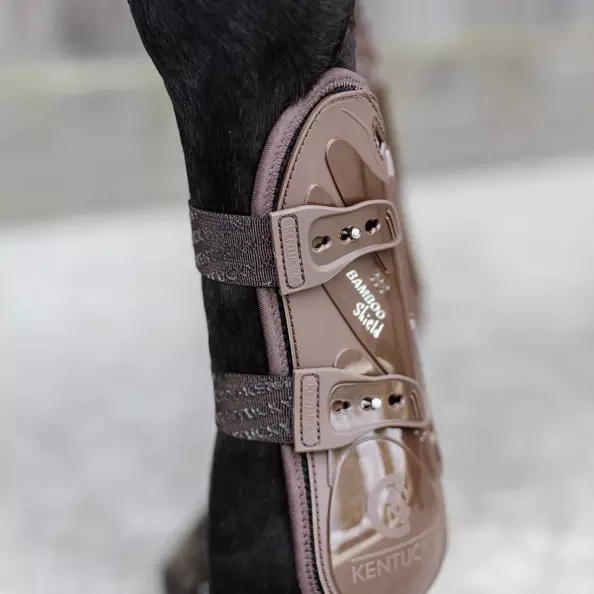 Kentucky Bamboo Tendon Boots Elastic na przednie nogi - brązowe