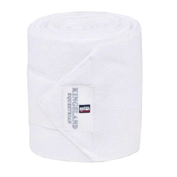 Owijki Kingsland Classic Fleece 2 szt. - białe