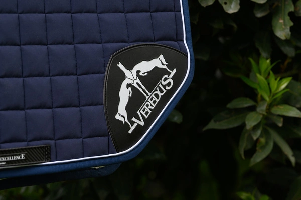 Veredus czaprak skokowy Saddlecloth Microfiber Jumping S1 - granatowy