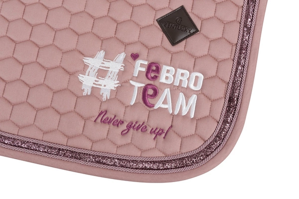 Czaprak #FebroTeam Kentucky Glitter Band - różowy