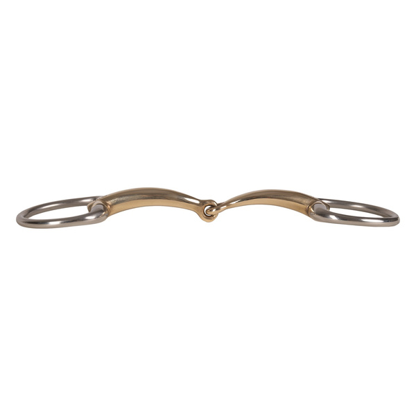 Velari wędzidło Eggbutt Single Jointed Sweet Copper 14 mm