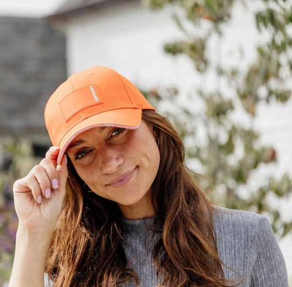 Kentucky czapka Rubber Logo - pomarańczowa