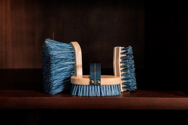 Szczotka owalna do sierści Sammy Kids Pony Kentucky Grooming Deluxe - niebieska