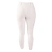 Damskie legginsy Kentucky Classic z kolanowym lejem - białe