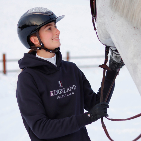 Bluza Kingsland Classic Unisex Hoodie - granatowy