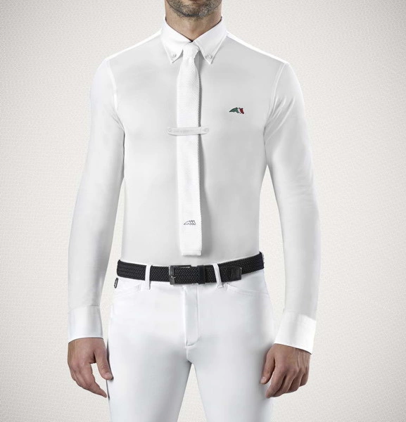 Męska koszula konkursowa z długim rękawem Equiline David