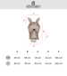  Kentucky Fly Mask Heart - maska na owady - beżowa