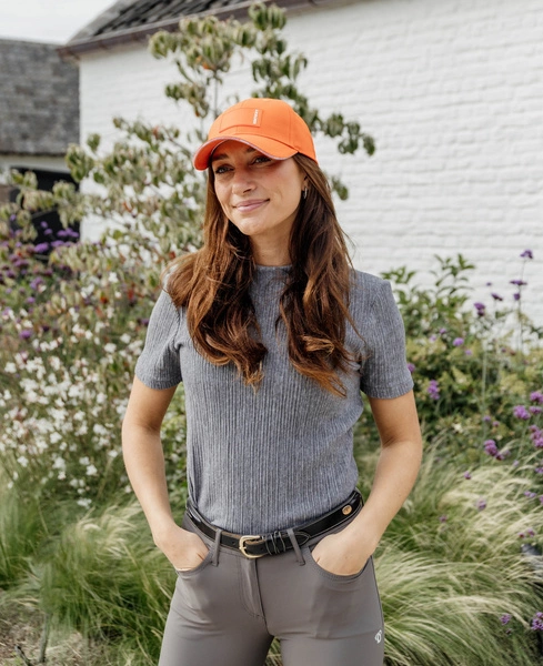 Kentucky czapka Rubber Logo - pomarańczowa