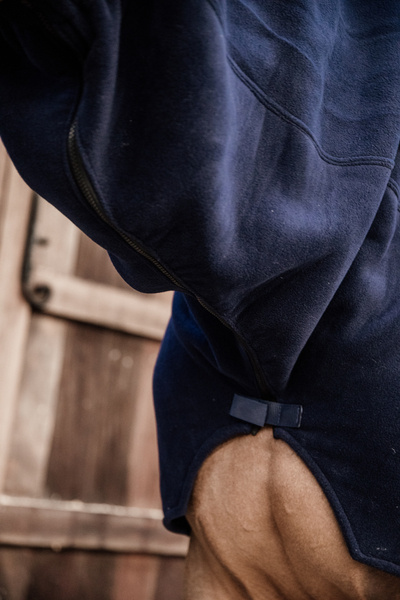Kentucky kaptur polarowy Heavy Fleece - granatowy