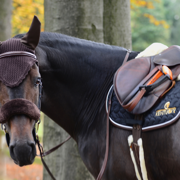 Kentucky nauszniki FLY VEIL - brązowe
