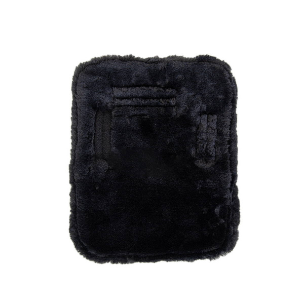 Kentucky Chest Expanders Vegan Sheepskin z 1 klamrą - czarny