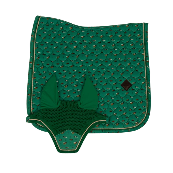 Kentucky czaprak Velvet Horse printing - zielony