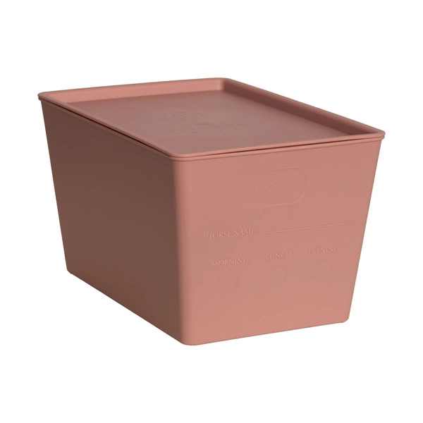 Pudełko na paszę z pokrywką 7 L Kentucky - różowe