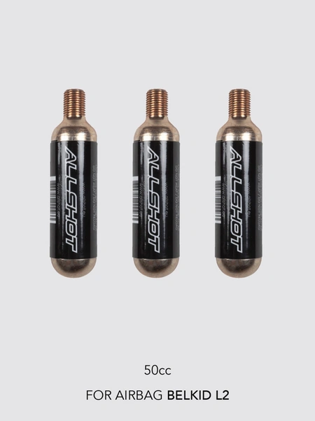 Equiline wymienne naboje do kamizelki Airbag Kit 3× 50 CC cartridges