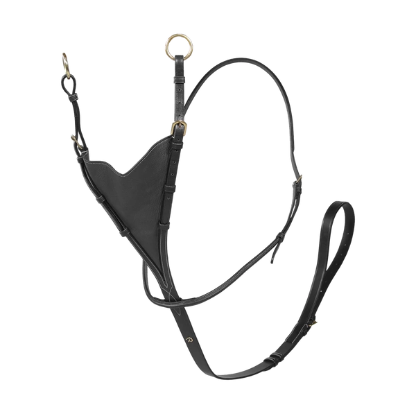 Miękki wytok Soft leather BIB Martingale Dy'on D Collection - czarny