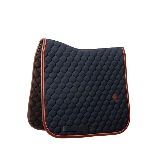 Kentucky czaprak Onion Quilt Neon Leather - granatowy