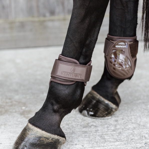 Kentucky ochraniacze Young Horse Fetlock na zadnie nogi -brązowe