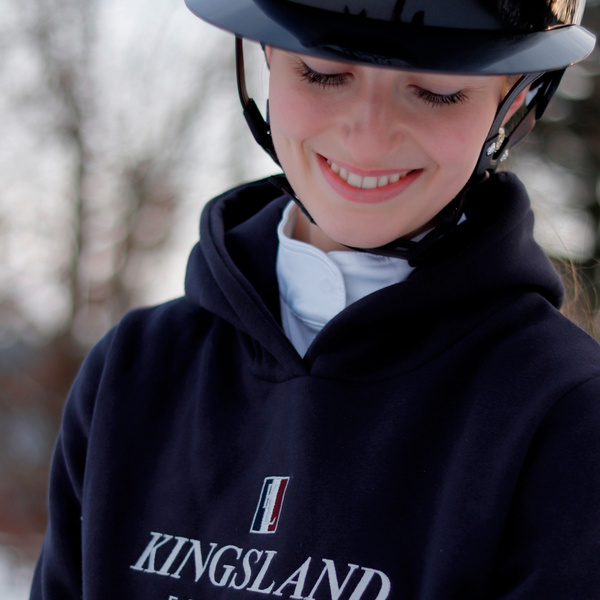 Bluza Kingsland Classic Unisex Hoodie - granatowy