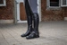 Czapsy Exel Half Chaps Dy'on - czarne gładkie