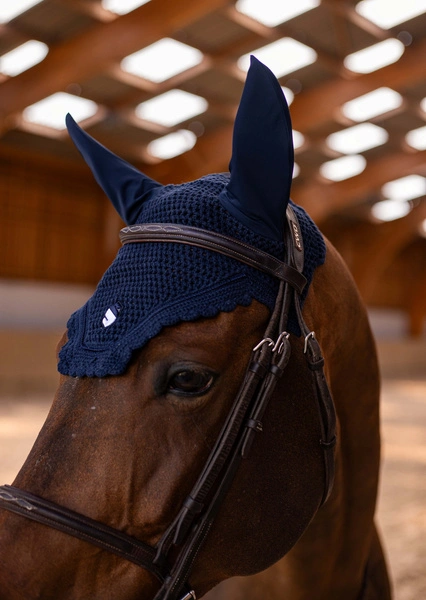 Nauszniki Samshield Flyshield Emroidery - granatowe