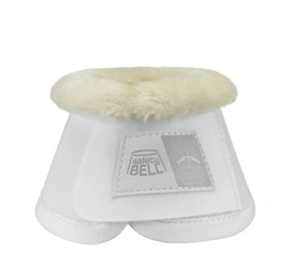 Veredus kalosze Safety-Bell Light Save The Sheep z naturalnym futrem - białe