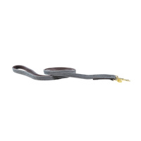 Pleciona smycz Kentucky Nylon 1,2m - szara